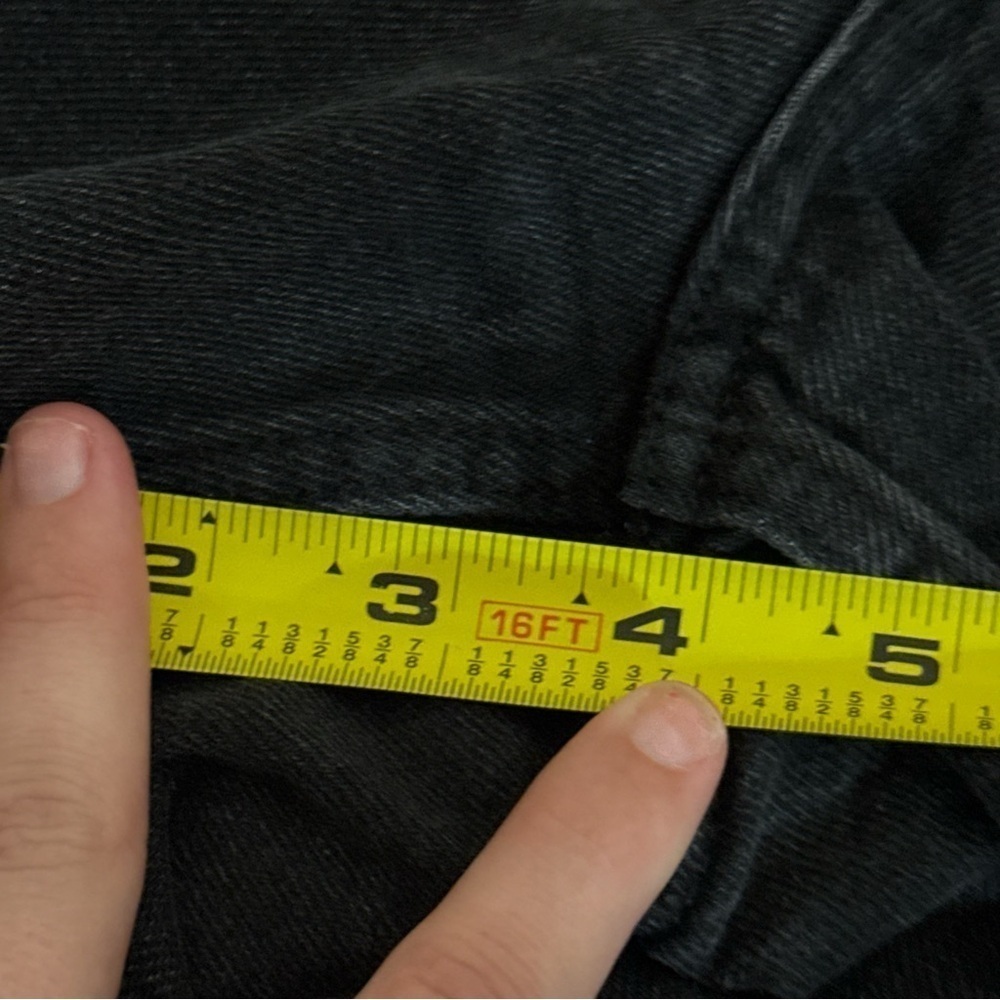 H&M Black Denim Jean Cutoff Shorts - Picture 15 of 15
